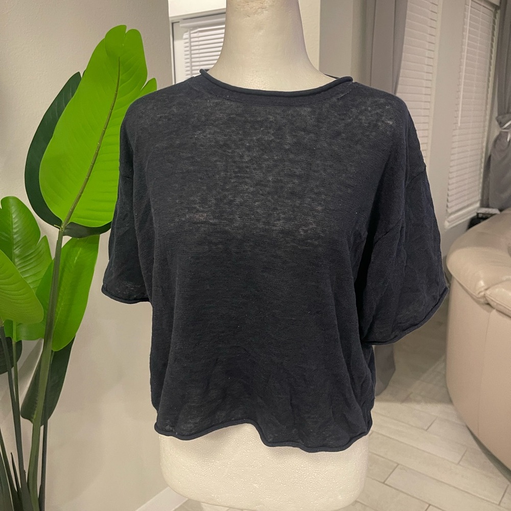 Buck mason 100% linen women top Sz S